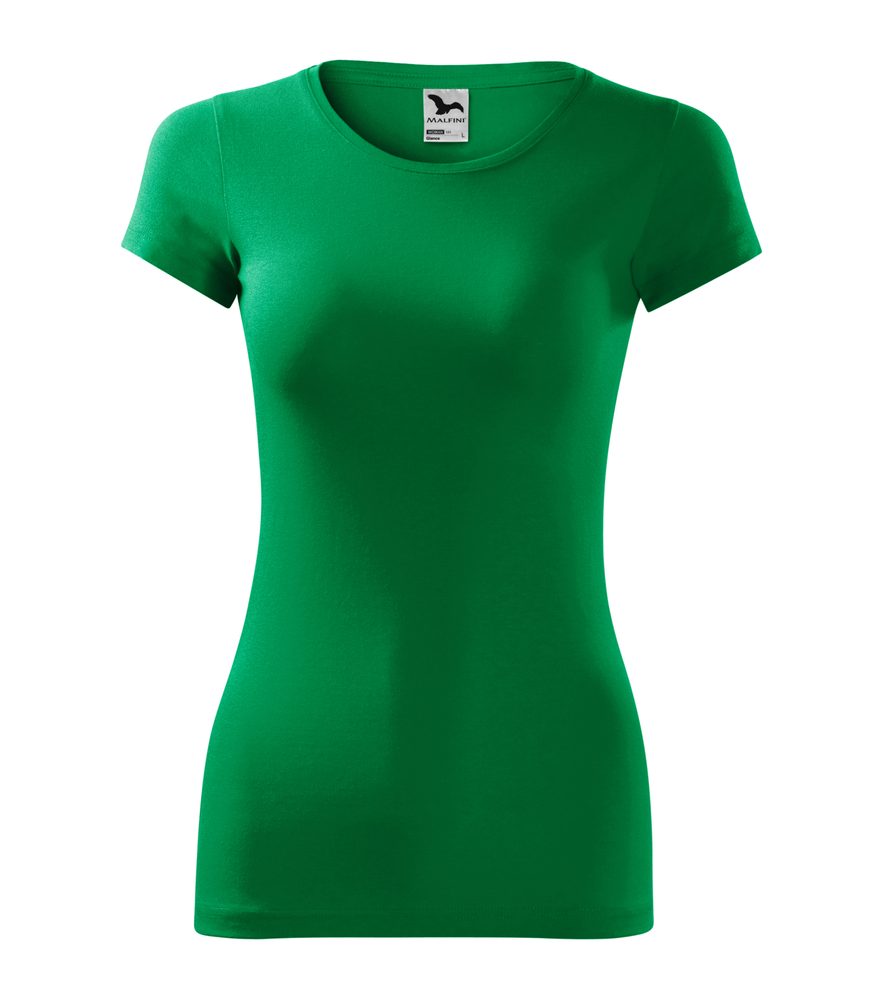 MALFINI Dámske tričko Glance - Stredne zelená | M
