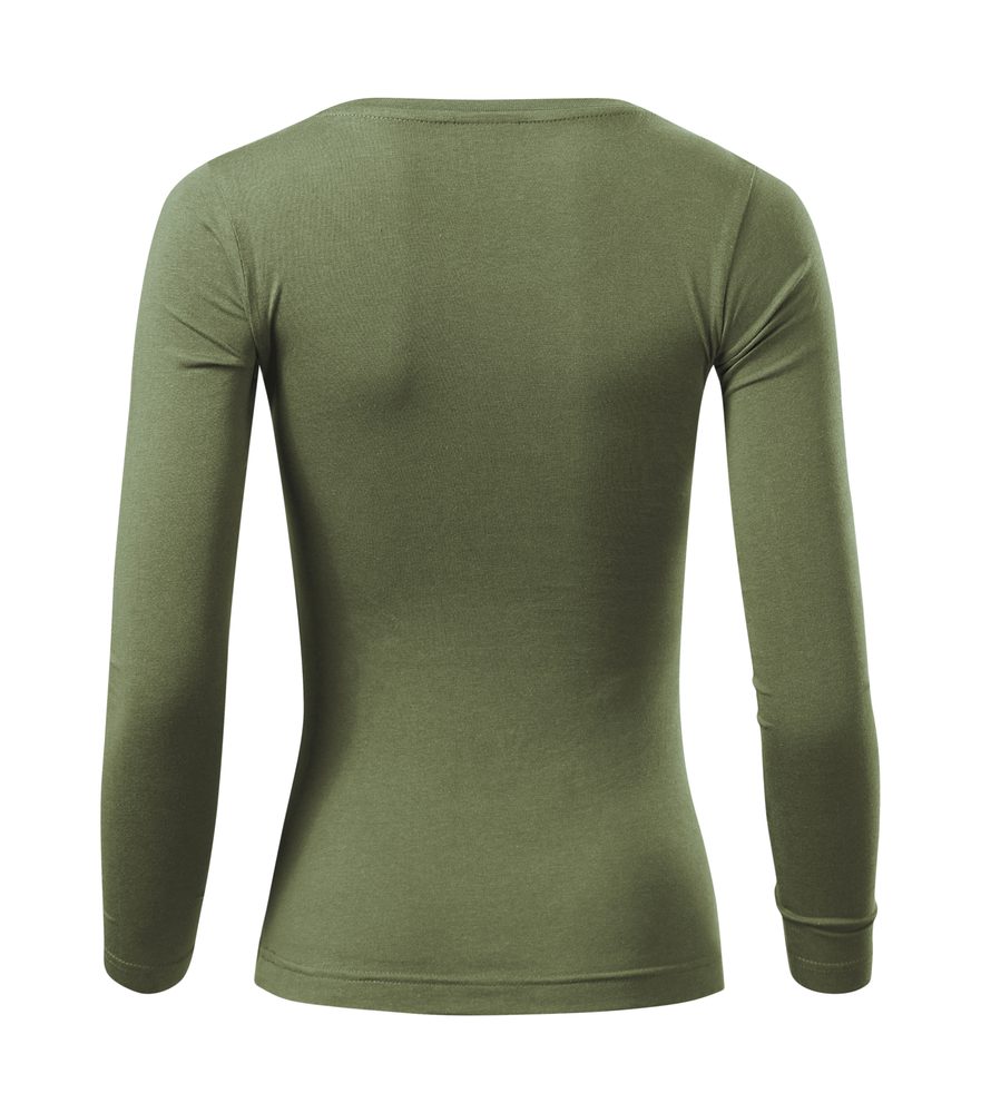 MALFINI Dámske tričko s dlhým rukávom Fit-T Long Sleeve - Biela | XXL