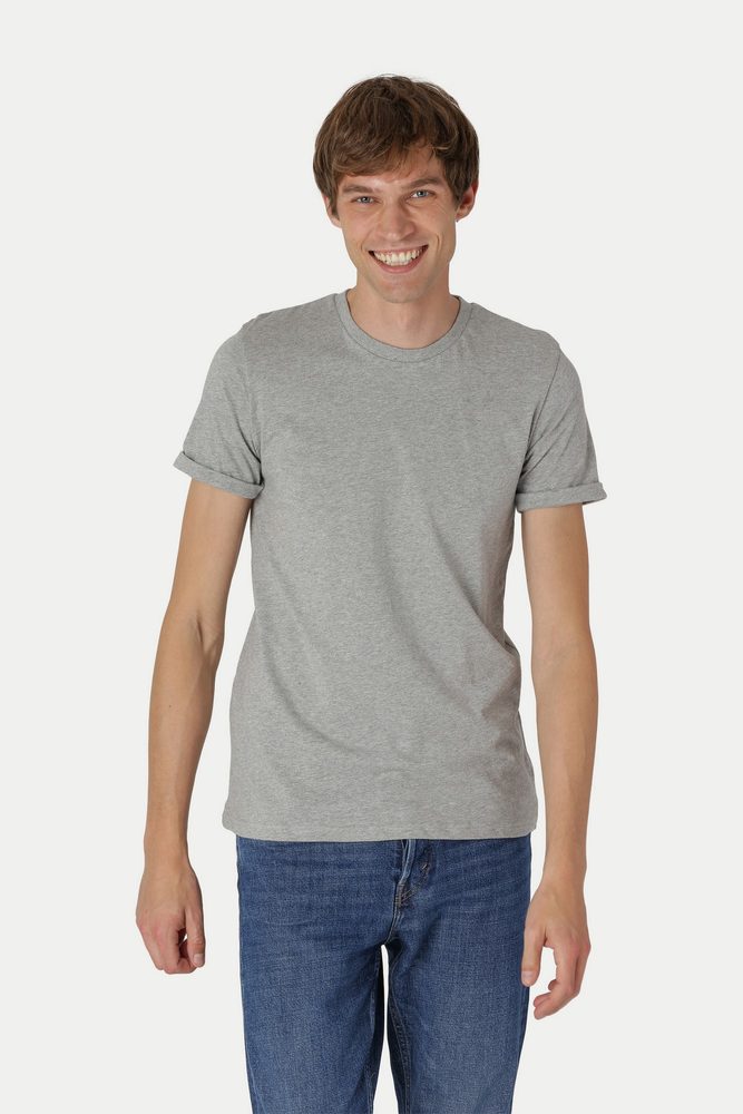 Neutral Pánske tričko s ohrnutými rukávmi z organickej Fairtrade bavlny - Biela | XXXL