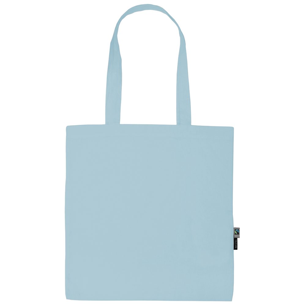 Levně Neutral Nákupní taška přes rameno z organické Fairtrade bavlnyvětle modrá