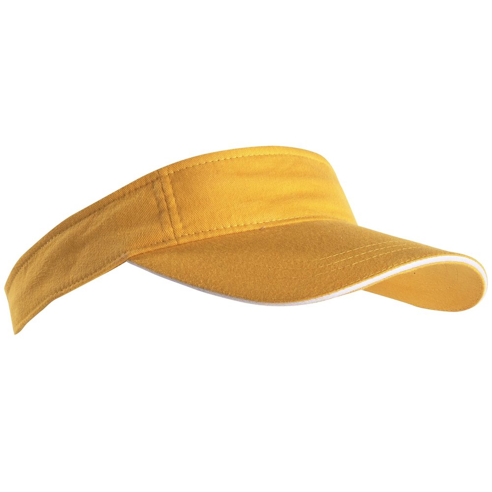 Myrtle Beach Šilt Sunvisor MB6123 - Biela / tmavomodrá | uni