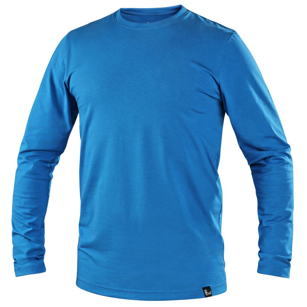Canis (CXS) Pánske tričko s dlhým rukávom CXS SIMON - Azúrovo modrá | S
