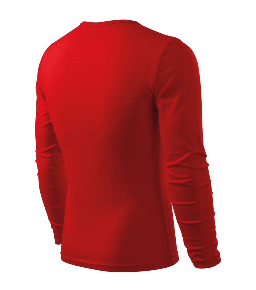 MALFINI Pánske tričko s dlhým rukávom Fit-T Long Sleeve - Biela | S