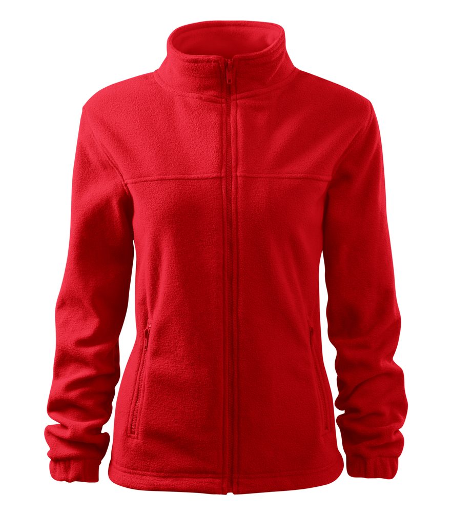 E-shop MALFINI Dámska fleecová mikina Jacket # Červená