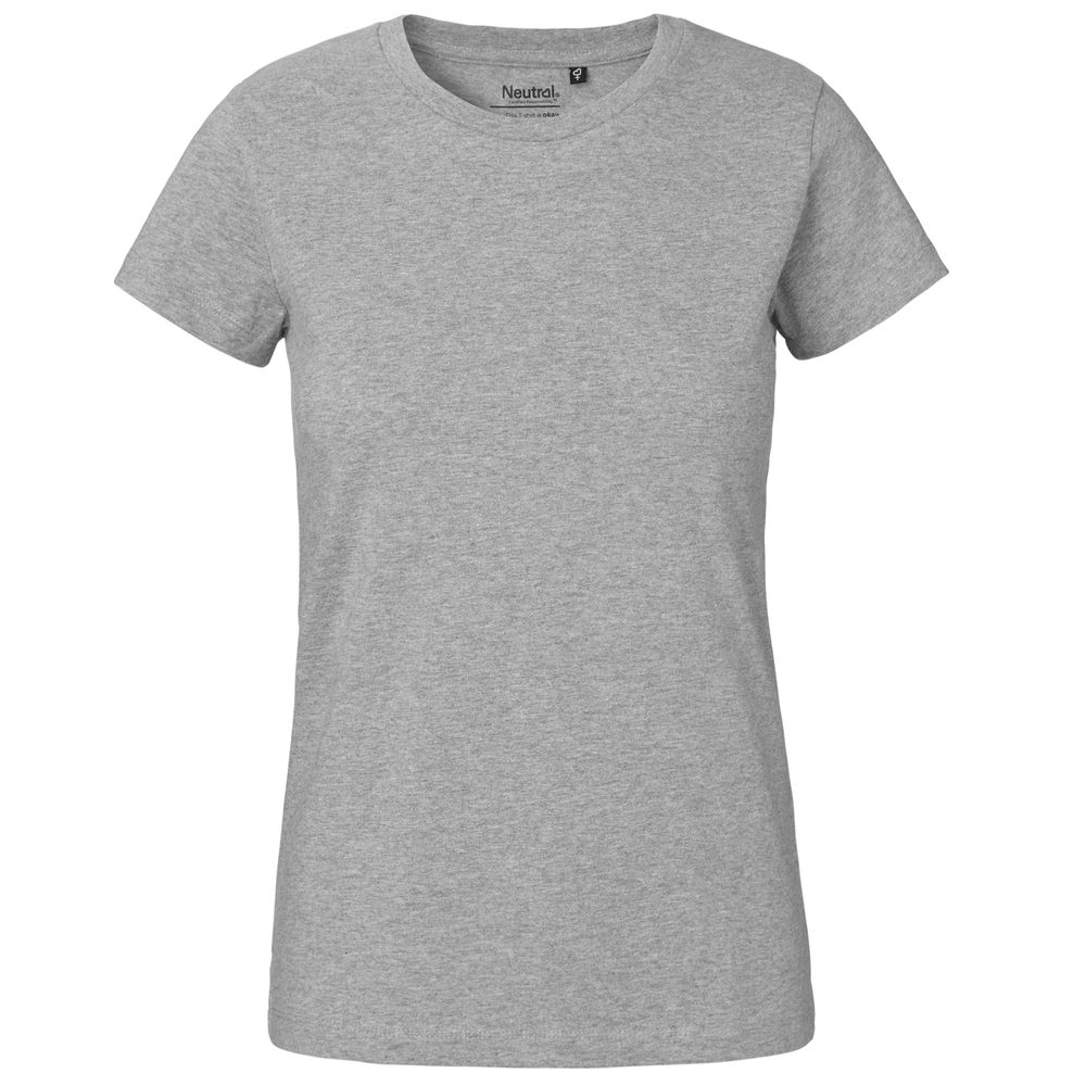 Neutral Dámske tričko Classic z organickej Fairtrade bavlny - Športovo šedá | L