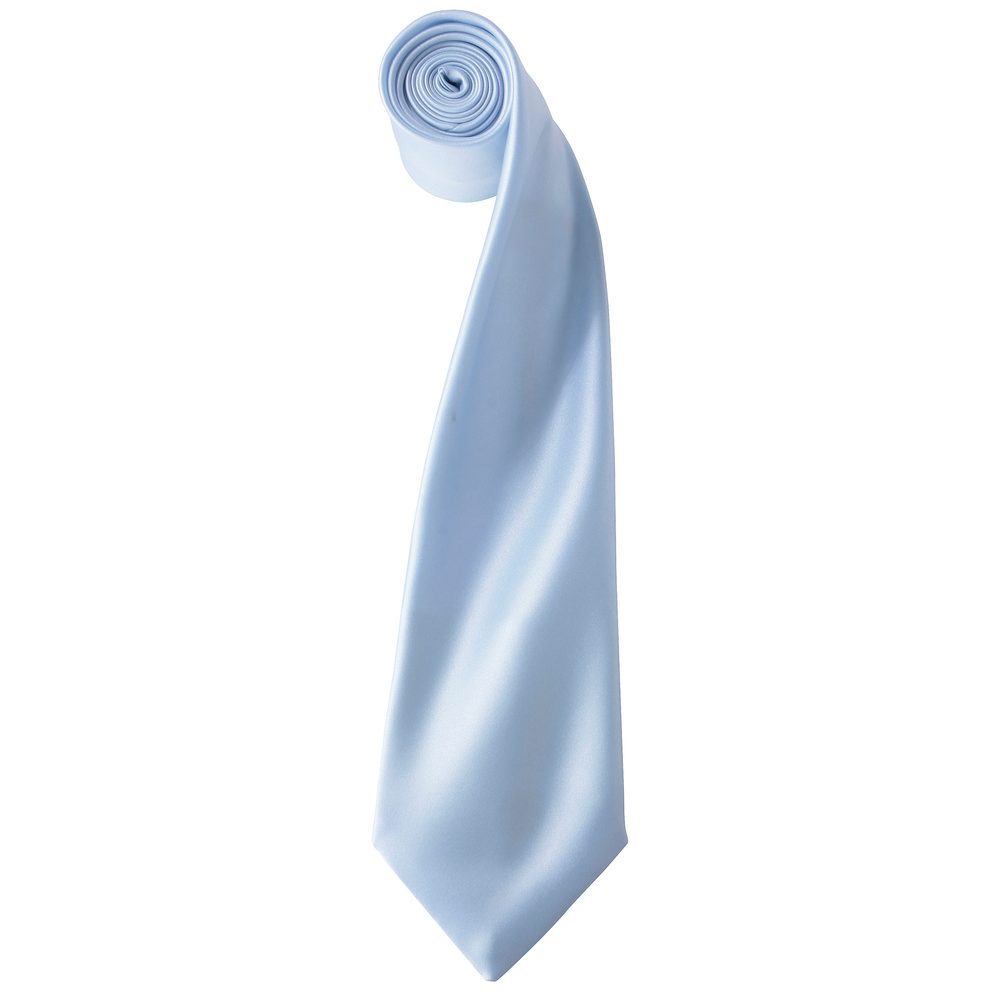 Premier Workwear Saténová kravata - Safírová modrá