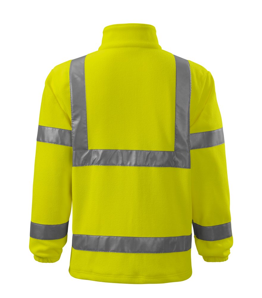 MALFINI Reflexní fleecová bunda HV Fleece Jacket - Reflexní oranžová | XXL