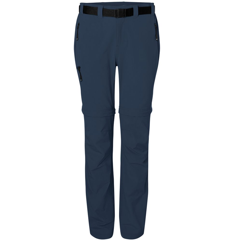 James & Nicholson Dámske outdoorové nohavice s odopínateľnými nohavicami JN1201 - Tmavomodrá | M