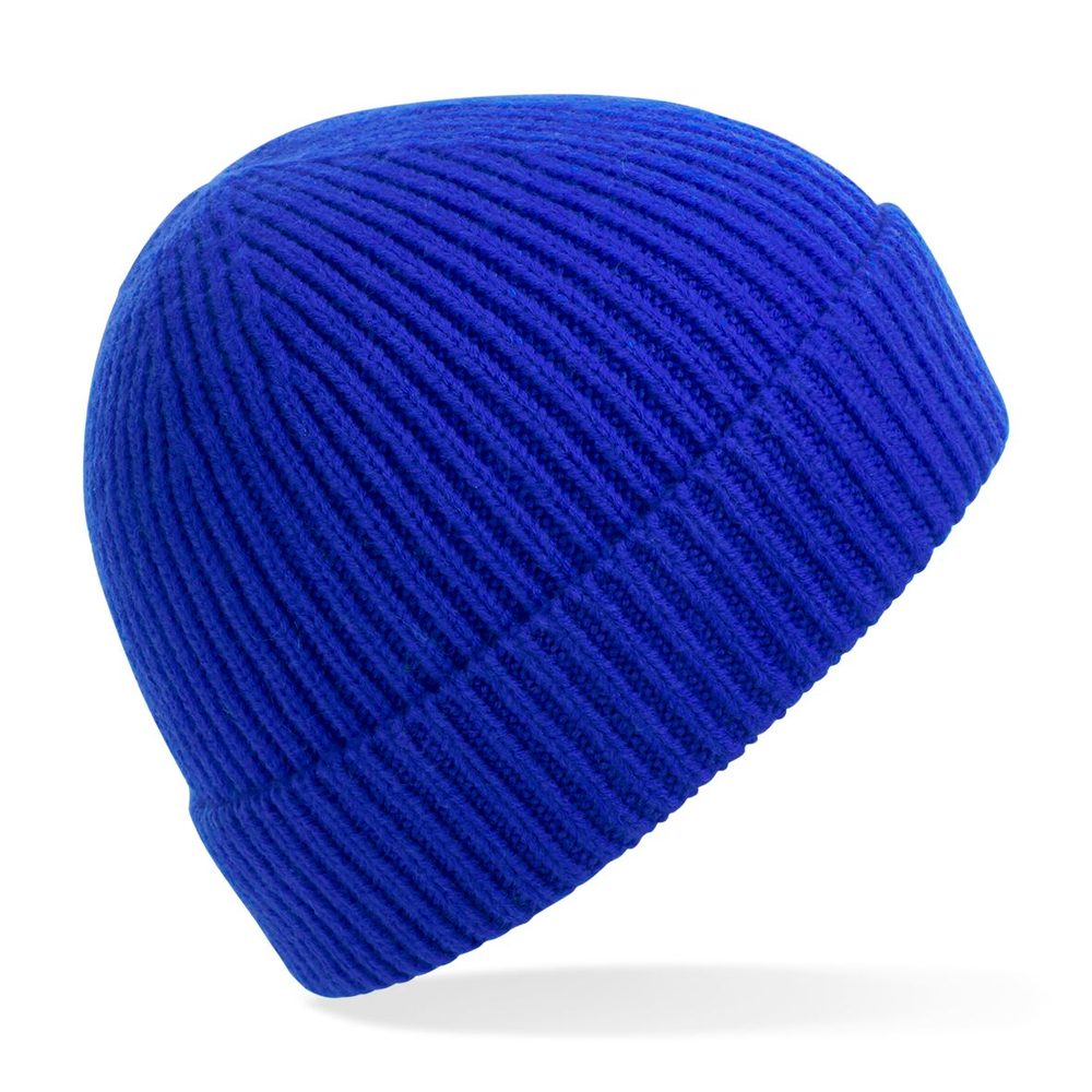 E-shop Beechfield Ľahká zimná čiapka z rebrovaného úpletu # Kráľovská modrá