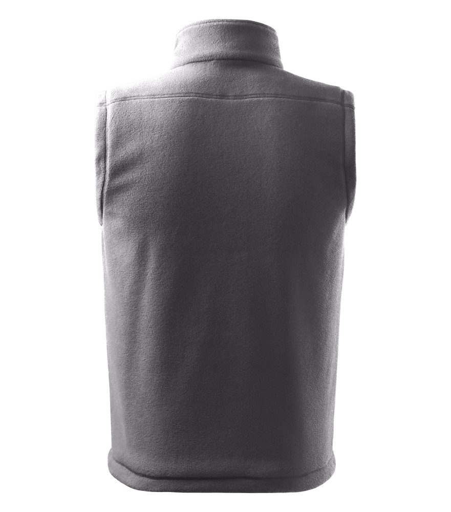 MALFINI Fleecová vesta Next - Ebony gray | XXL