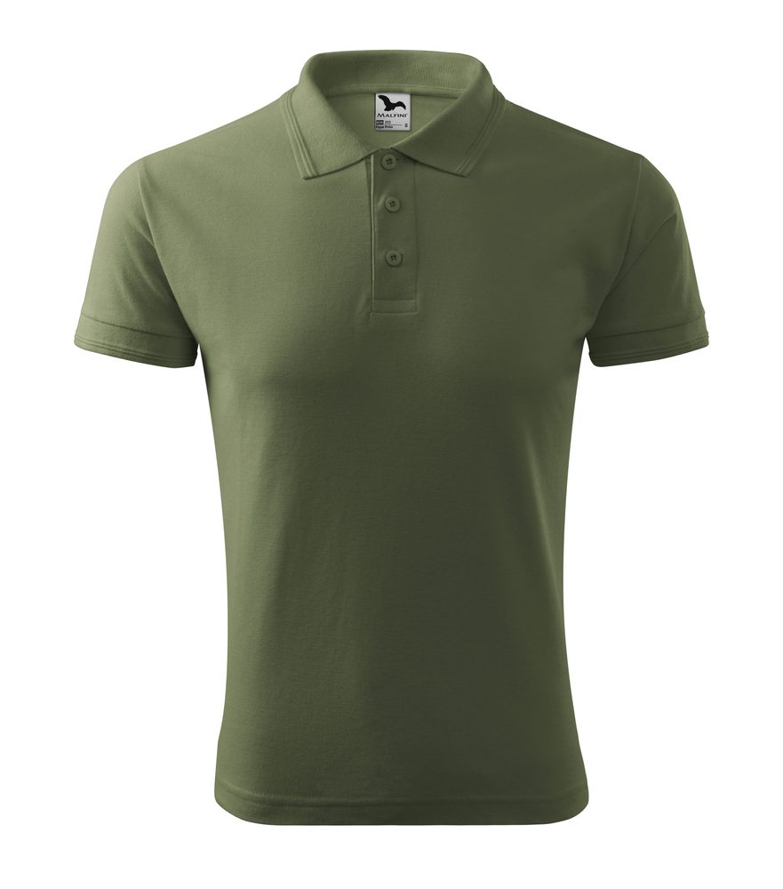 MALFINI Pánská polokošile Pique Polo - Khaki | XXXXL