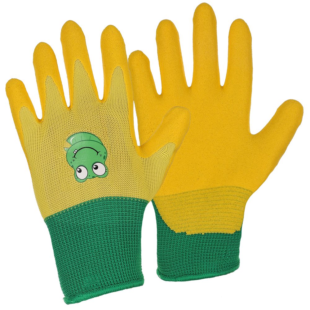 Canis (CXS) Dětské pracovní rukavice Drago - Žlutá | 7
