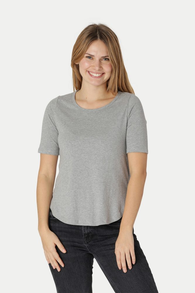 Neutral Dámske tričko s polovičným rukávom z organickej Fairtrade bavlny - Športovo šedá | S