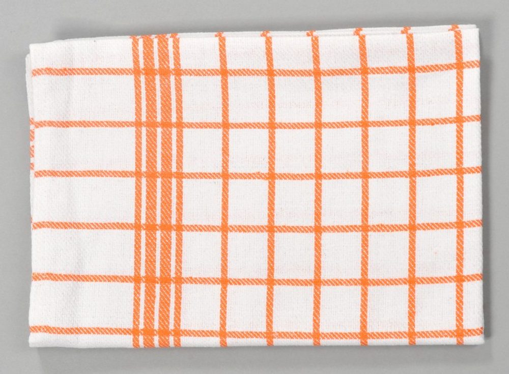 Levně Dobrý Textil Bavlněná kuchyňská utěrka MONA - Oranžová