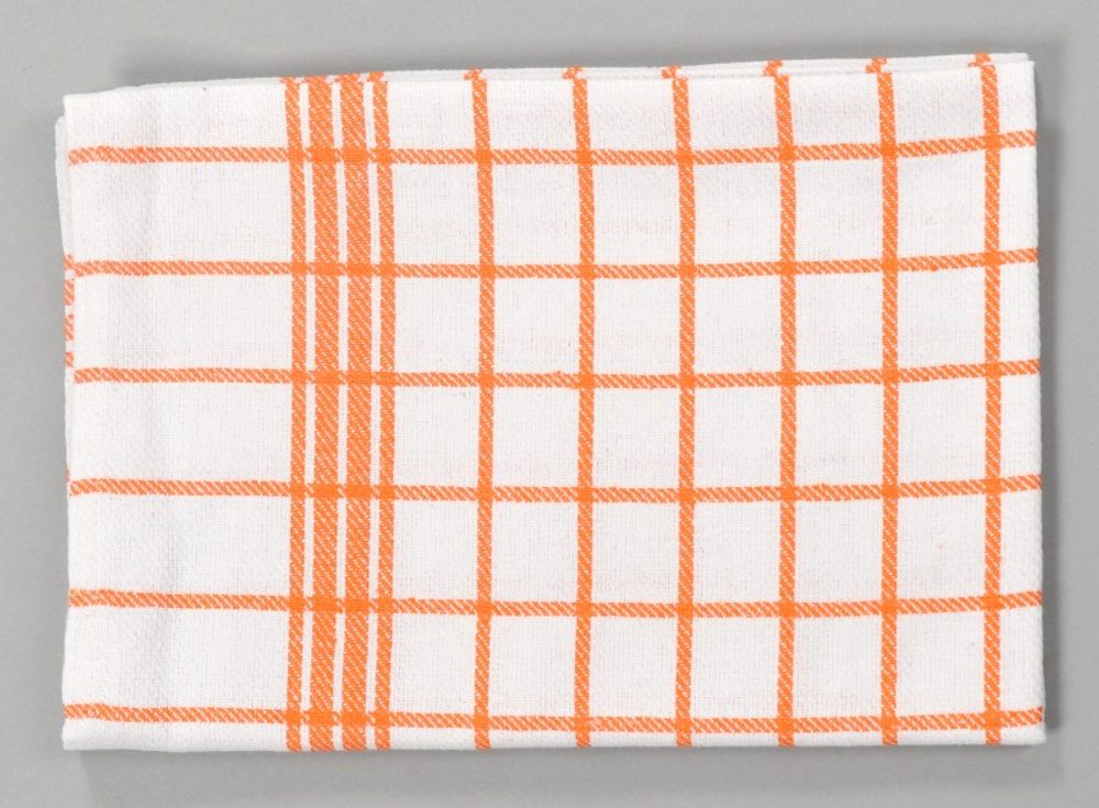 Dobrý Textil Bavlněná kuchyňská utěrka MONA - Oranžová