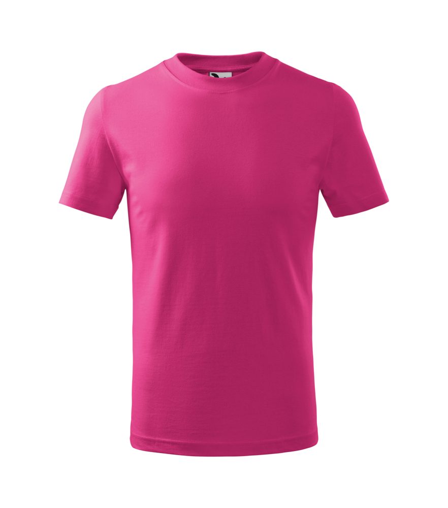 MALFINI Dětské tričko Basic - Malinová | 134 cm (8 let)