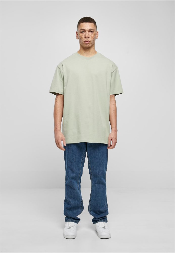 Build Your Brand Pánske tričko Heavy Oversize Tee - Bark | S