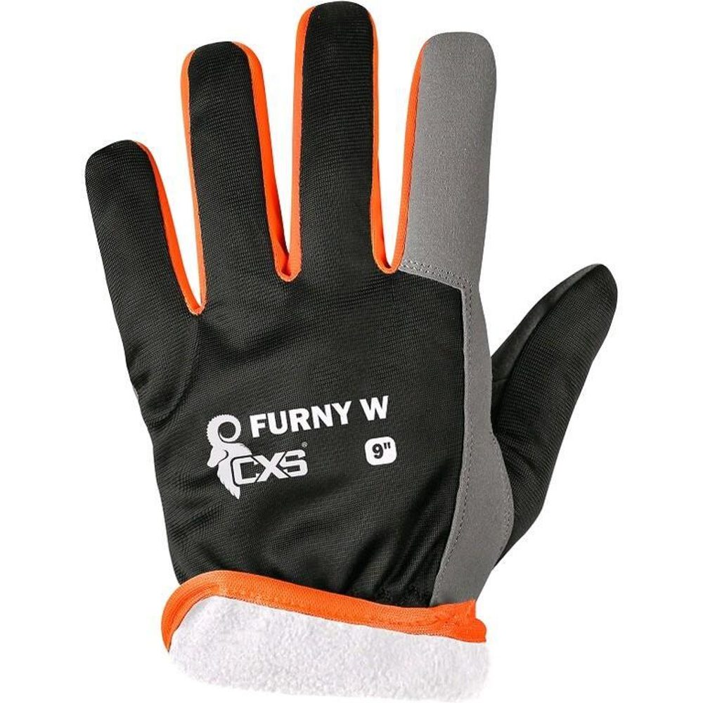 E-shop Canis (CXS) Zimné pracovné rukavice CXS FURNY W # 9