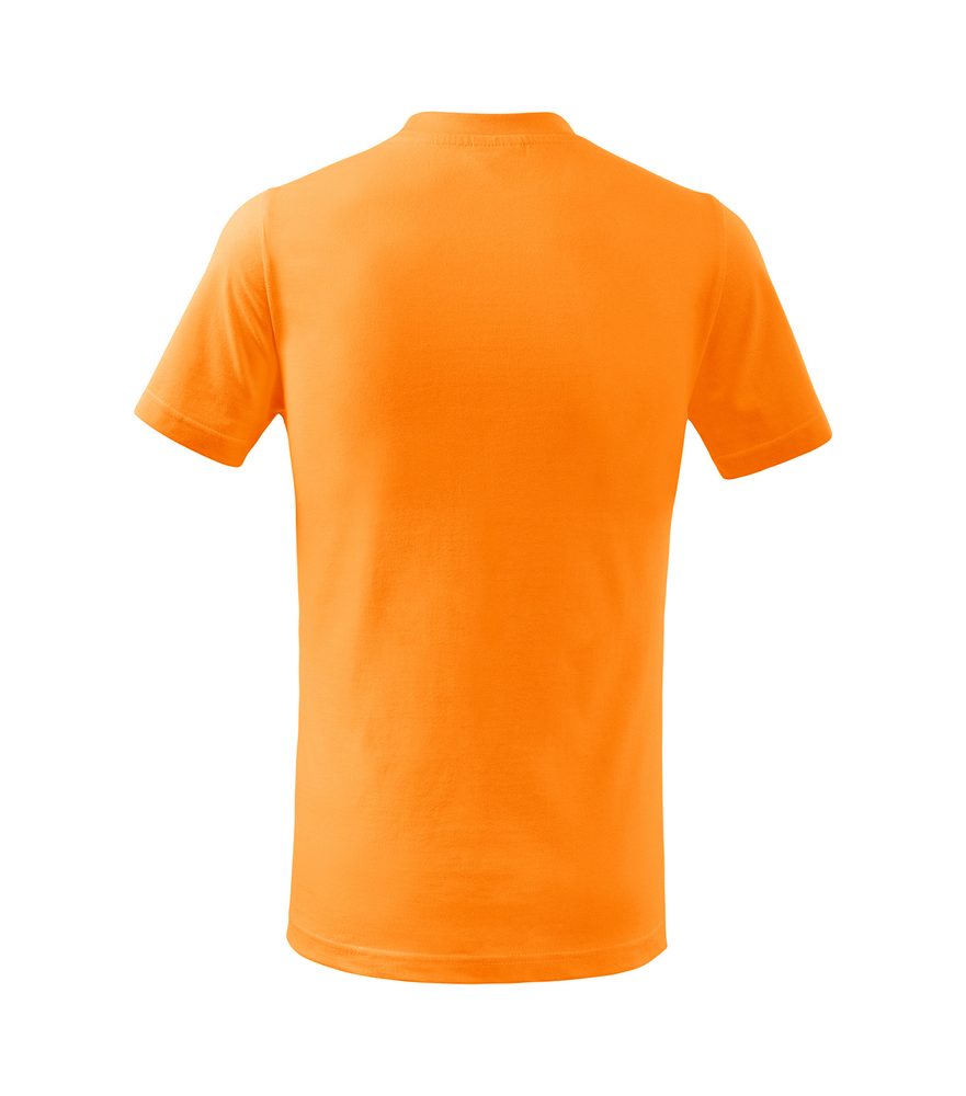 MALFINI Detské tričko Basic - Mandarínkovo oranžová | 110 cm (4 roky)