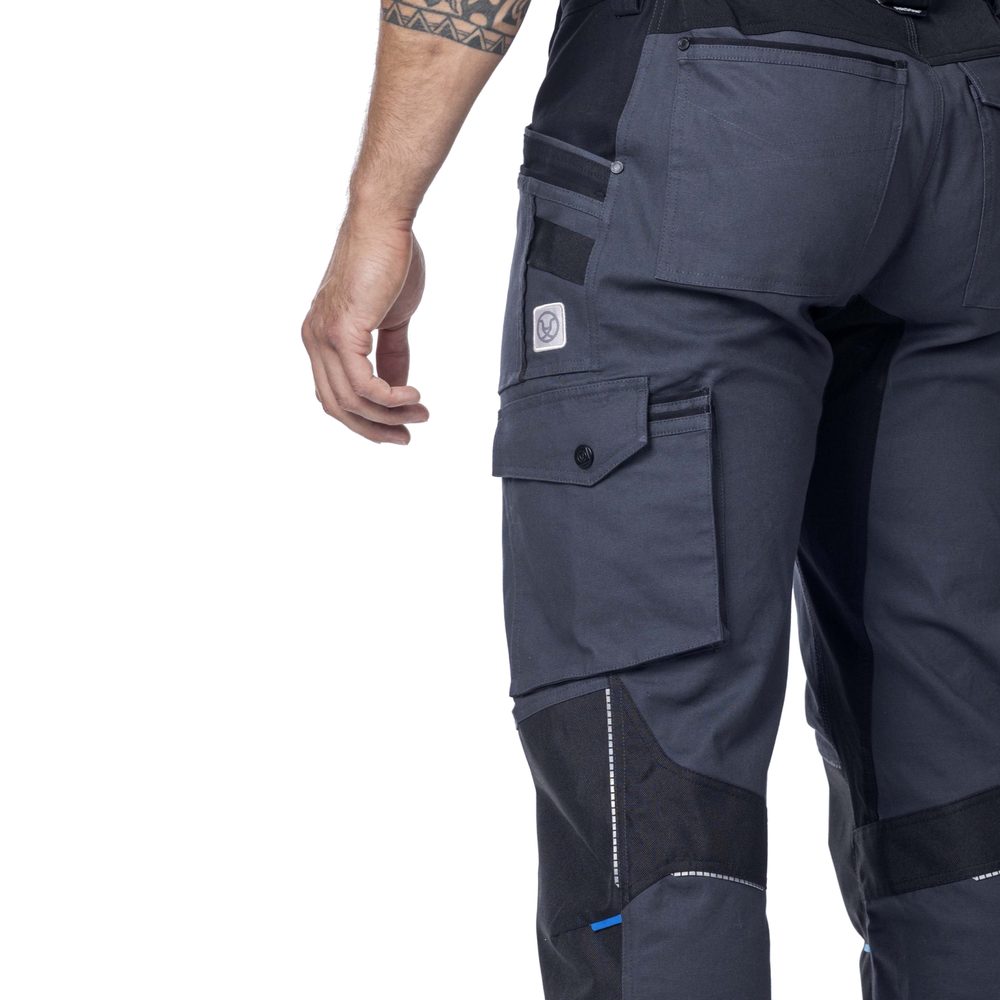 Ardon Pracovní kalhoty s laclem 4Xstretch - Tmavě modrá | 46