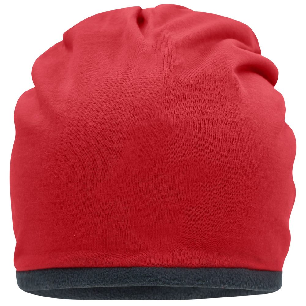 Myrtle Beach Čepice Single Beanie MB7131 - Jasně modrá / tmavě šedá