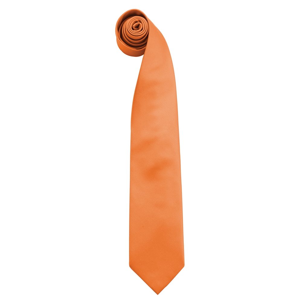 Levně Premier Workwear Kravata s jemným vzorem - Oranžová