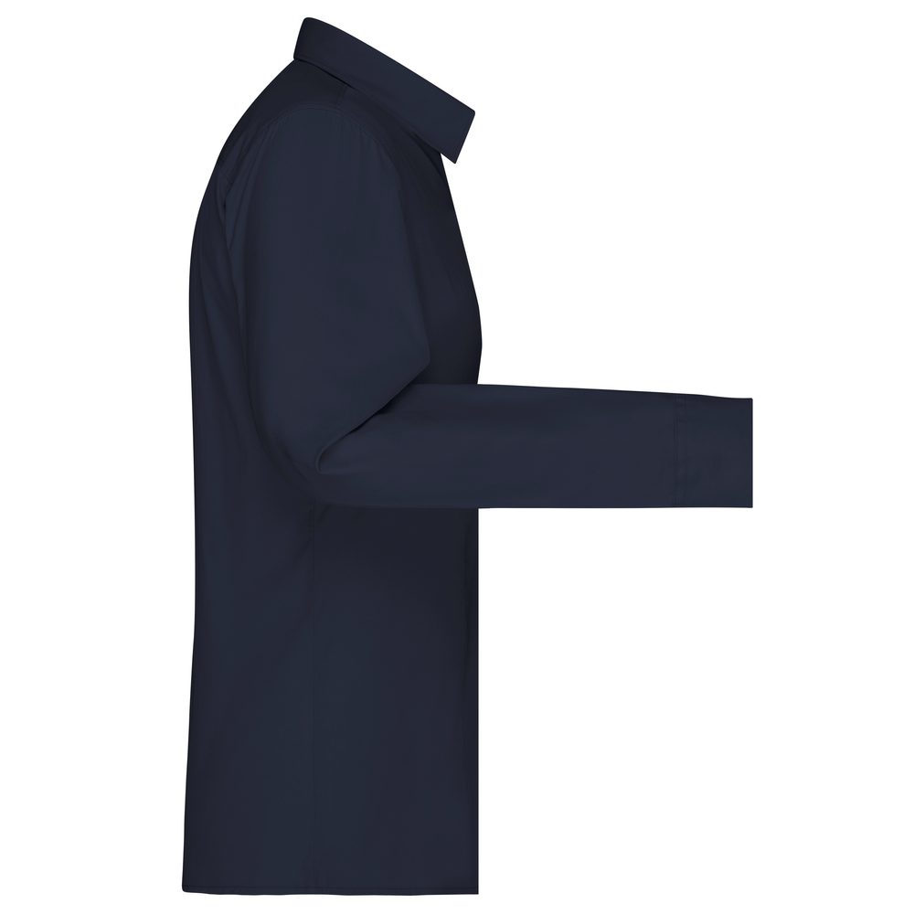 James & Nicholson Dámska košeľa s dlhým rukávom JN677 - Čierna | XL