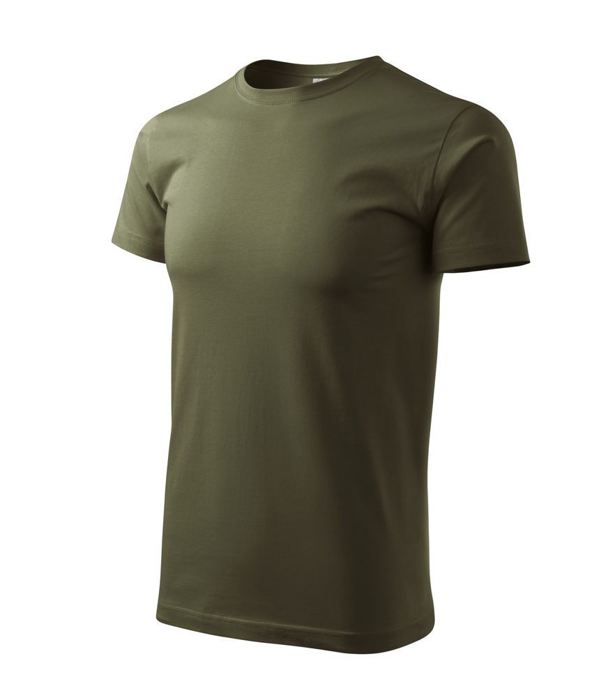 MALFINI Pánské tričko Basic - Khaki | XS