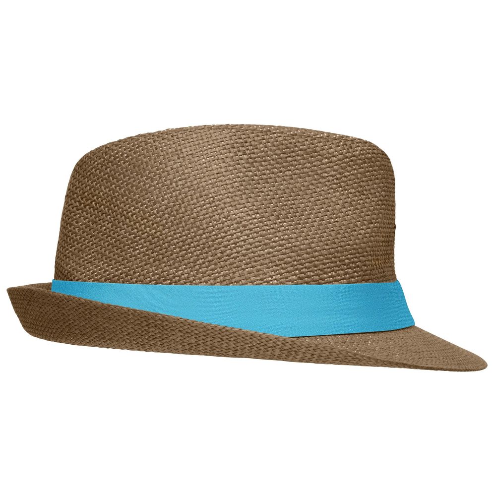 Myrtle Beach Letný klobúk MB6564 - Čierna / oranžová | S/M