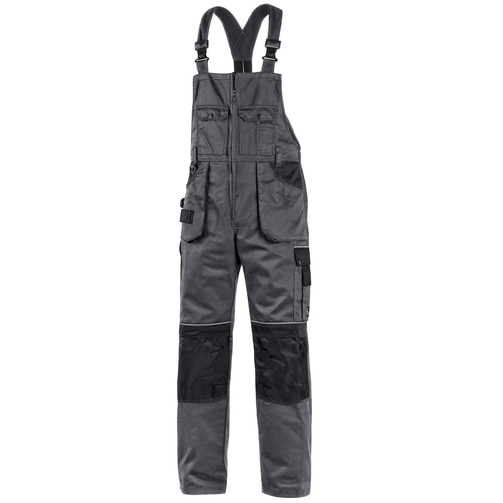 Canis (CXS) Zimné pracovné nohavice s náprsenkou ORION KRYŠTOF skrátené - 50