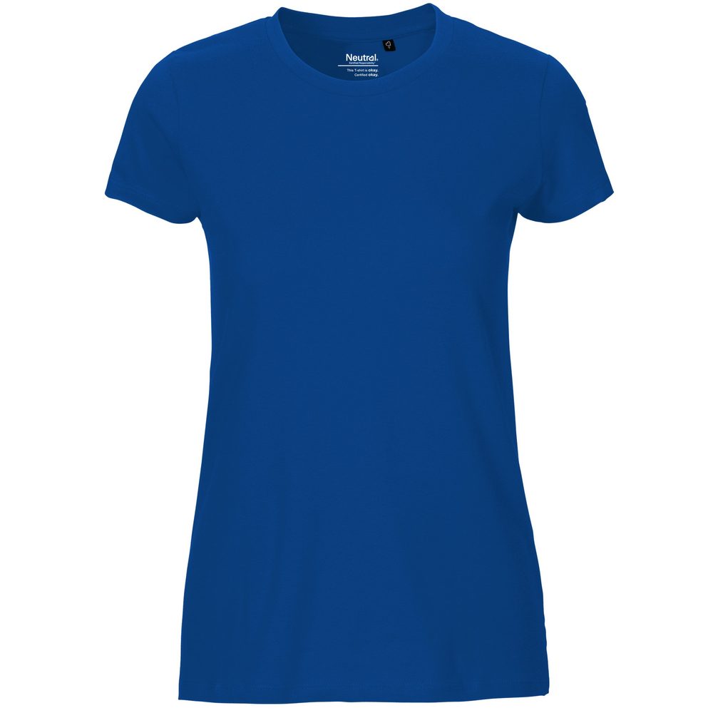 Neutral Dámské tričko Fit z organické Fairtrade bavlny - Královská modrá | L