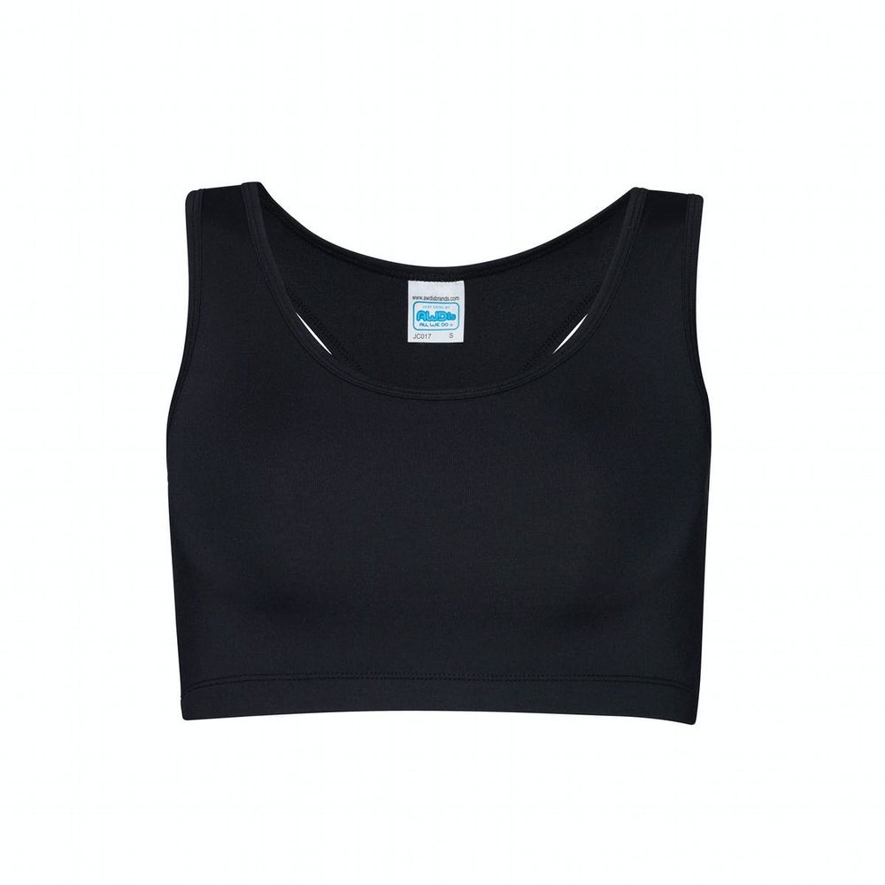 E-shop Just Cool Dámsky športový crop top # Čierna