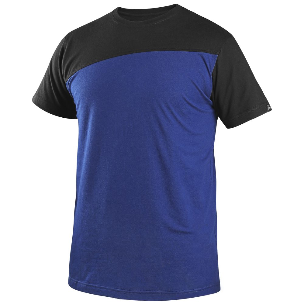 E-shop Canis (CXS) Pánske tričko CXS OLSEN # Kráľovská modrá / čierna