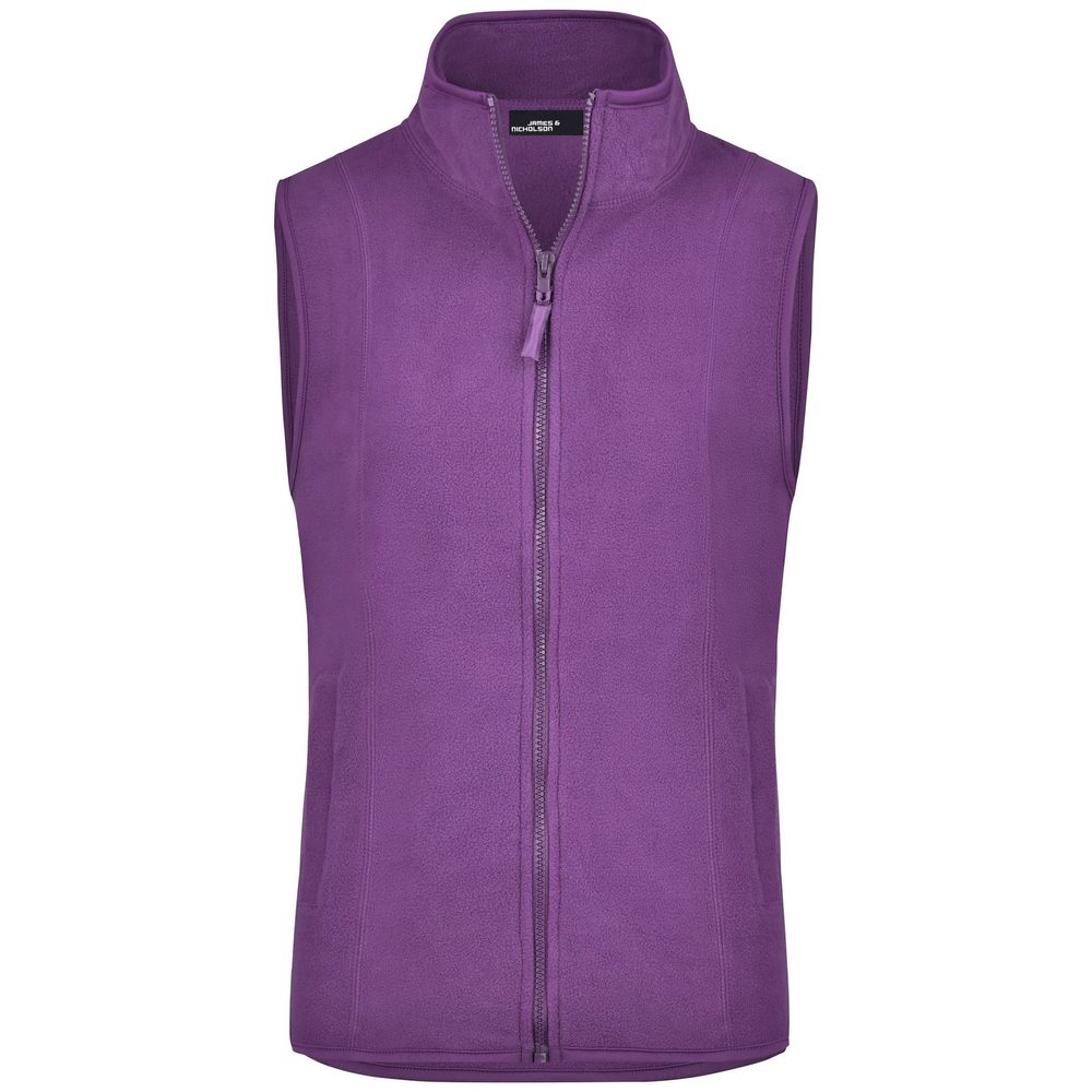 E-shop James & Nicholson Dámska fleecová vesta JN048 # Fialová
