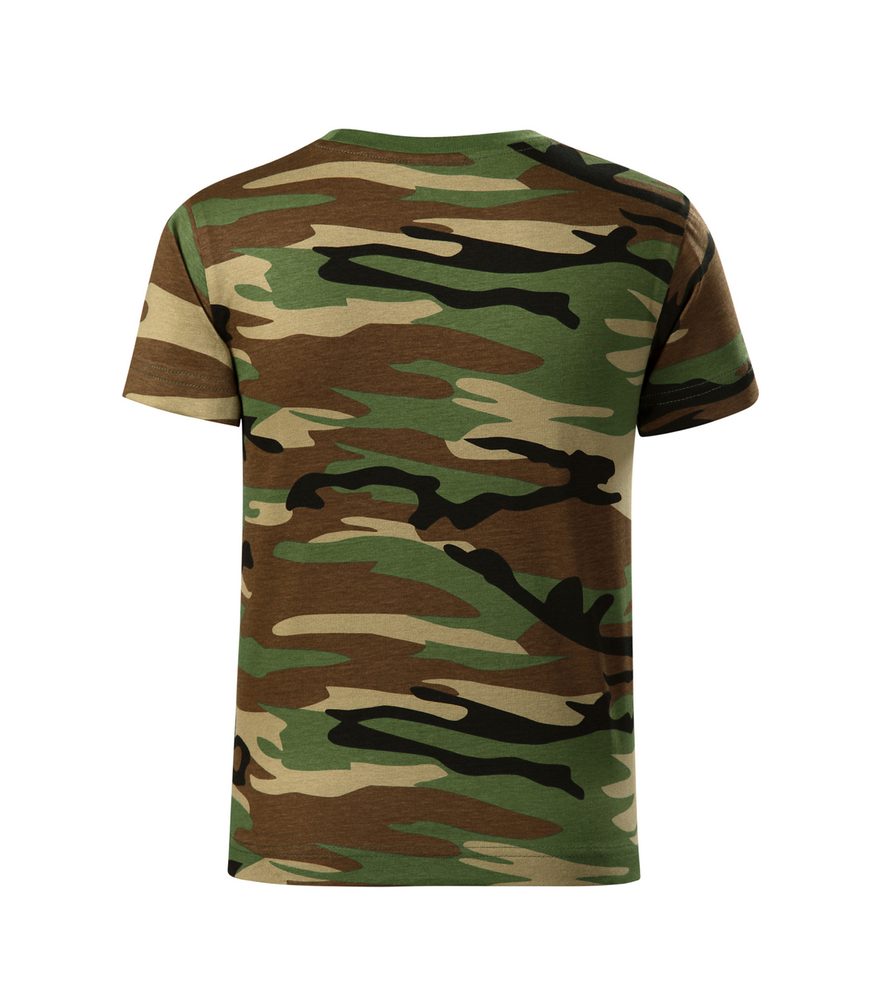 MALFINI Dětské maskáčové tričko Camouflage - Maskáčová šedá | 134 cm (8 let)