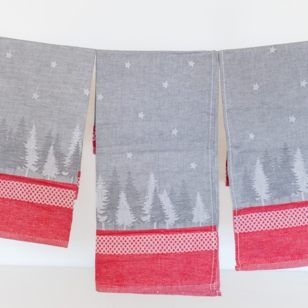 Prosop de bucătărie Egypt cu motiv de iarnă – 3 bucăți