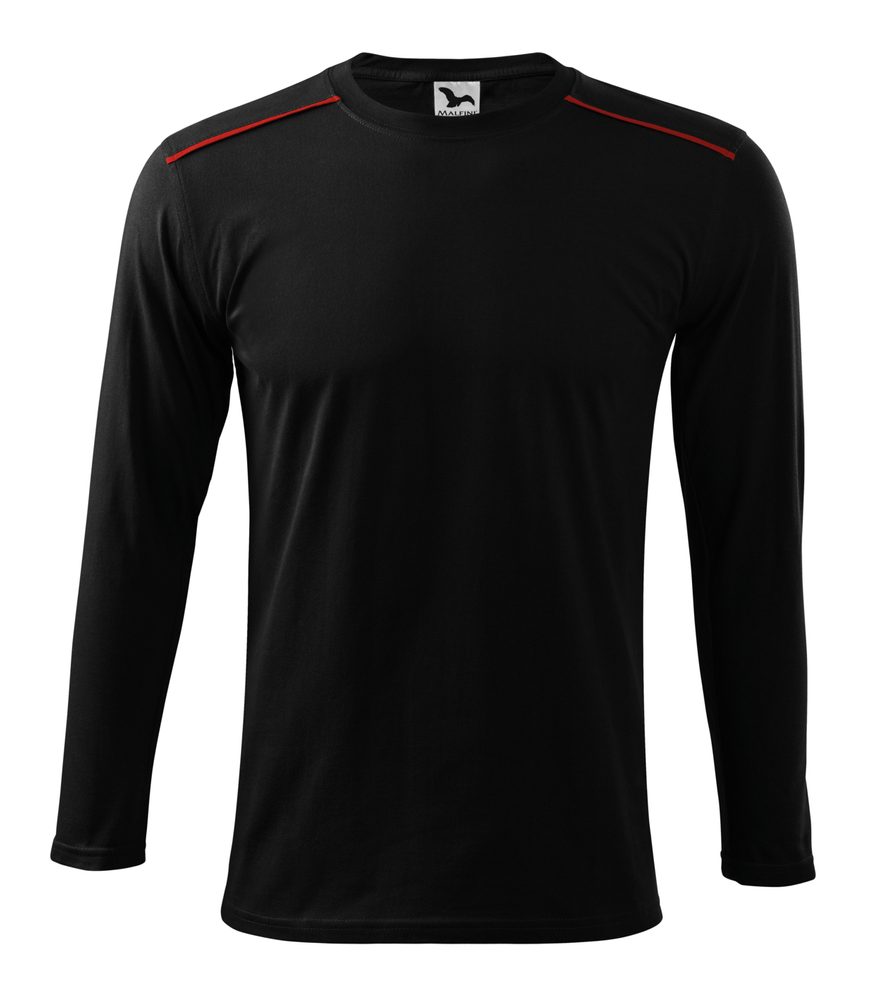 MALFINI Tričko s dlouhým rukávem Long Sleeve - Černá | XL