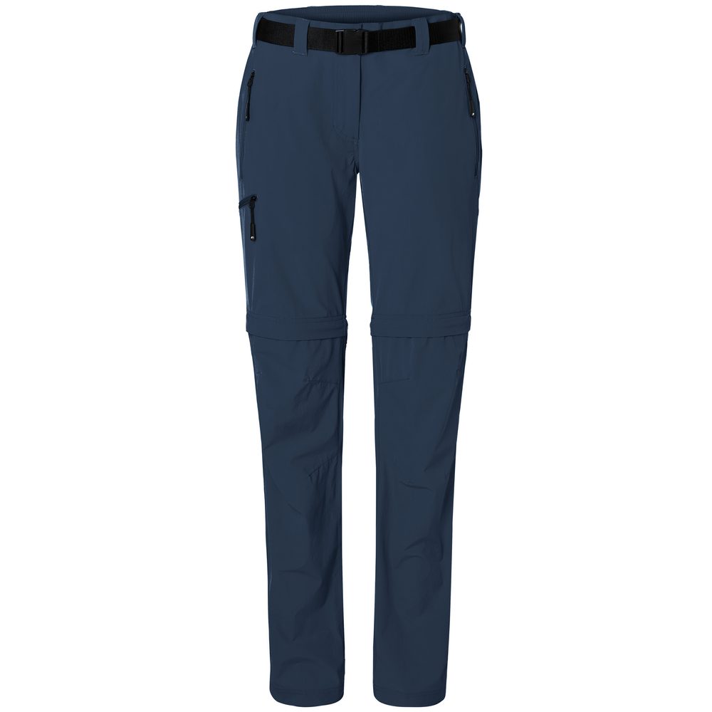 James & Nicholson Pánske outdoorové nohavice s odopínateľnými nohavicami JN1202 - Tmavomodrá | S