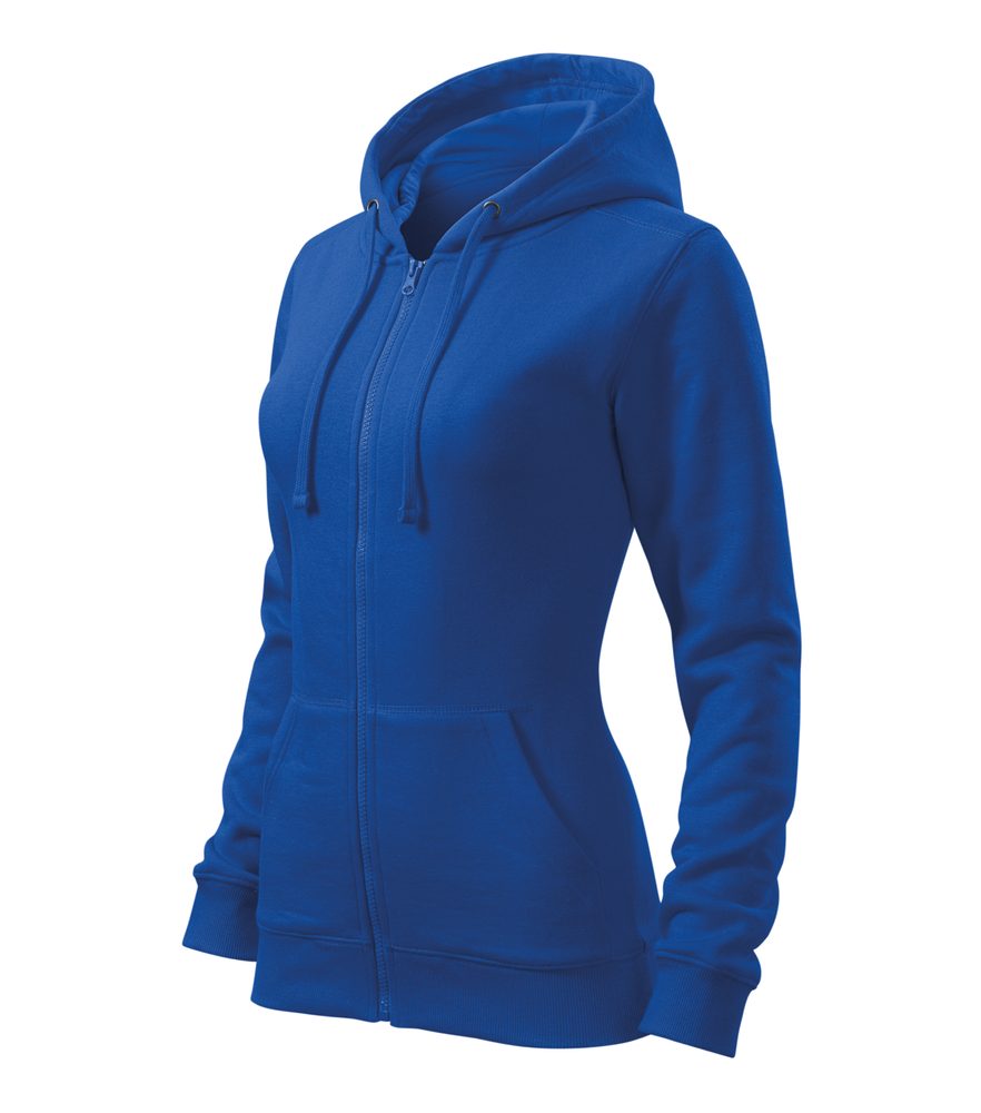 MALFINI Dámska mikina Trendy Zipper - Námornícka modrá | XL