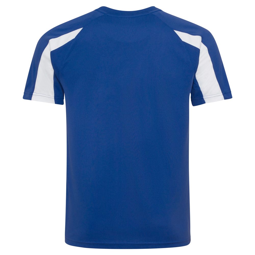 E-shop Just Cool Detské športové tričko Contrast Cool T # Kráľovská modrá / biela # 5-6 rokov