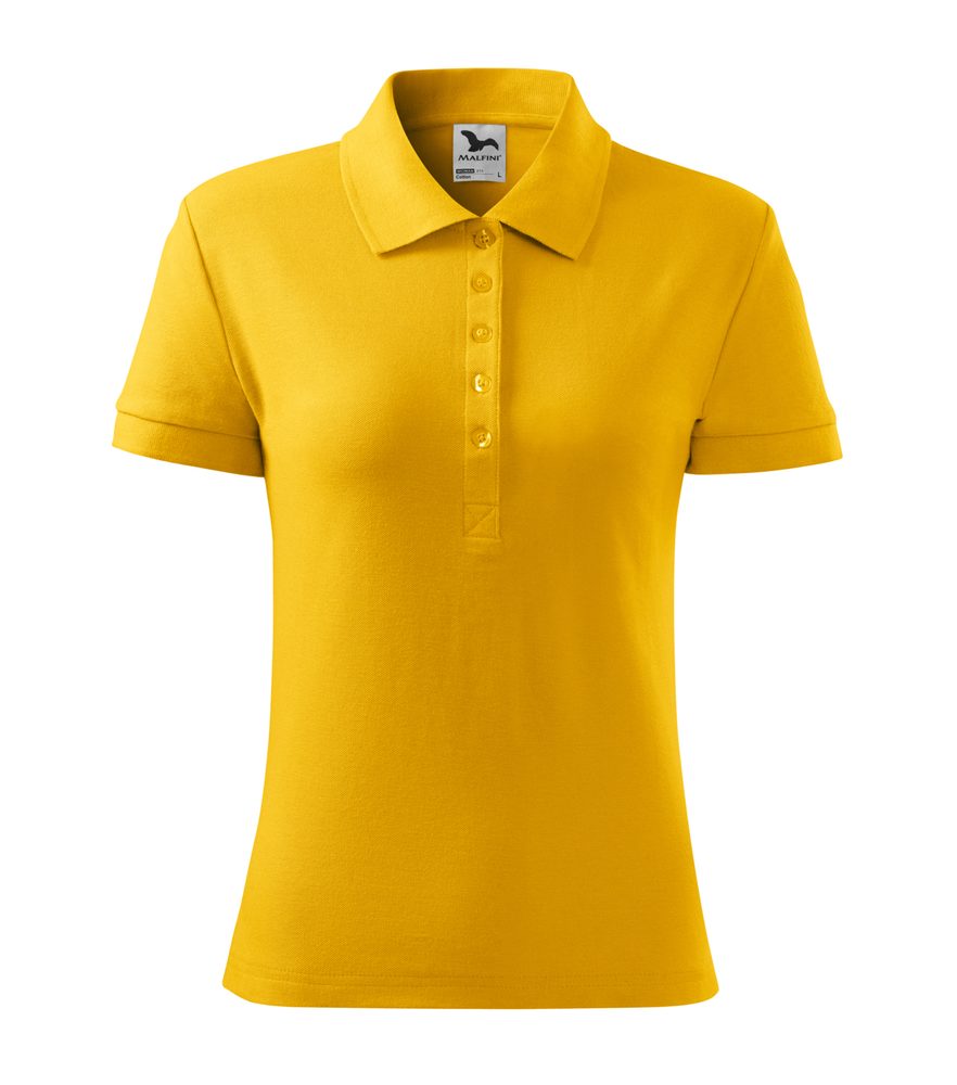 MALFINI Dámská polokošile Cotton - Žlutá | XL