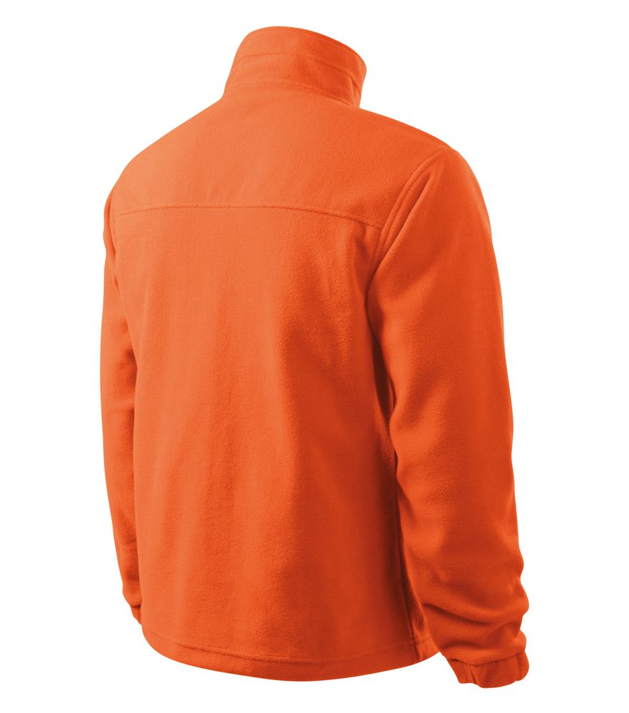 MALFINI Pánska fleecová mikina Jacket - Oranžová | XXL