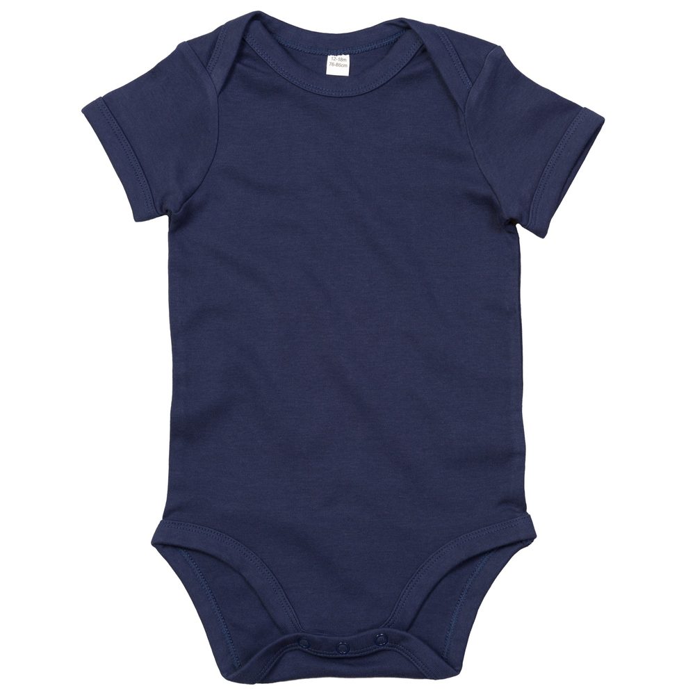 Babybugz Dojčenské body s krátkymi rukávmi - Námornícka modrá | 12-18 mesiacov
