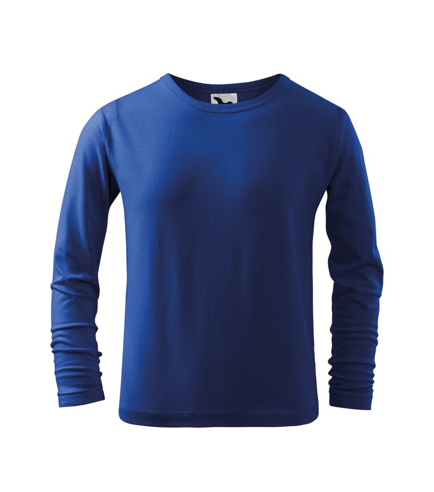 MALFINI Dětské tričko s dlouhým rukávem Long Sleeve - Královská modrá | 134 cm (8 let)