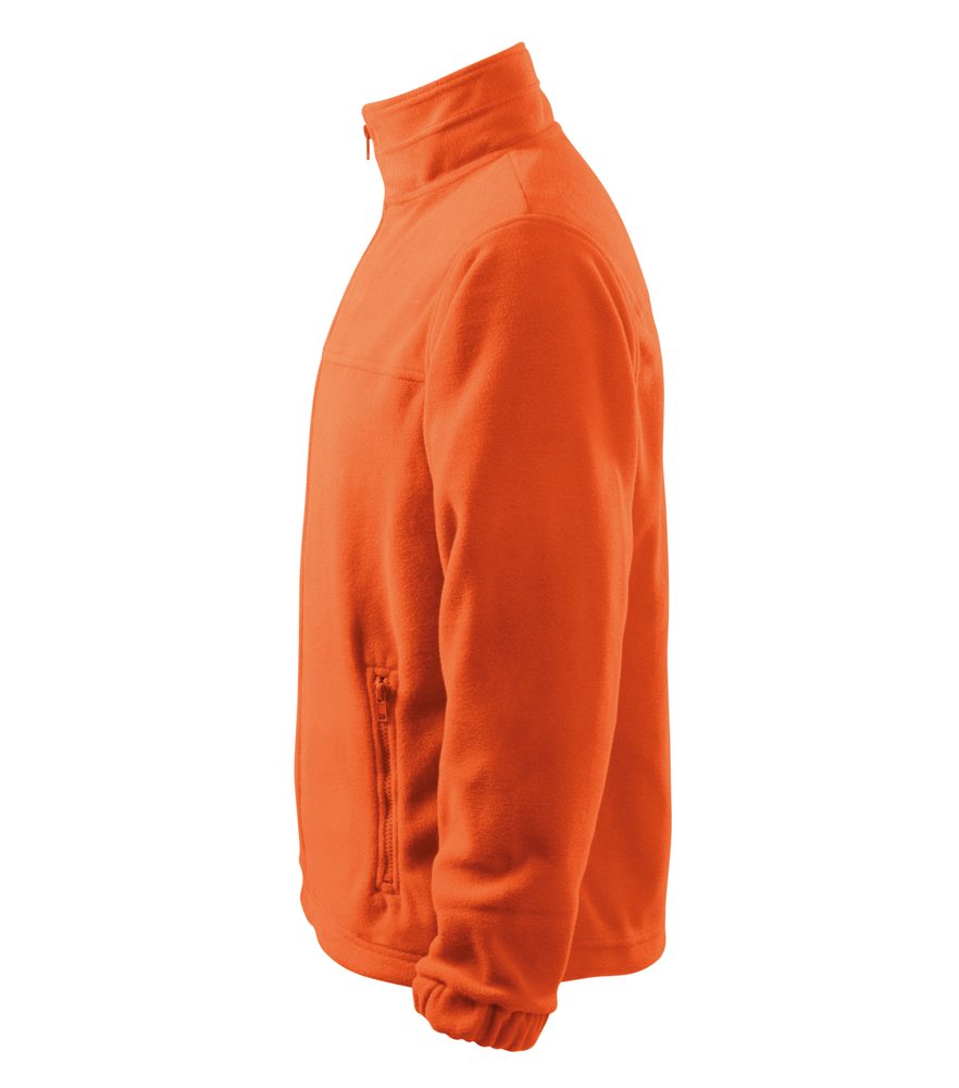 MALFINI Pánska fleecová mikina Jacket - Oranžová | XXL