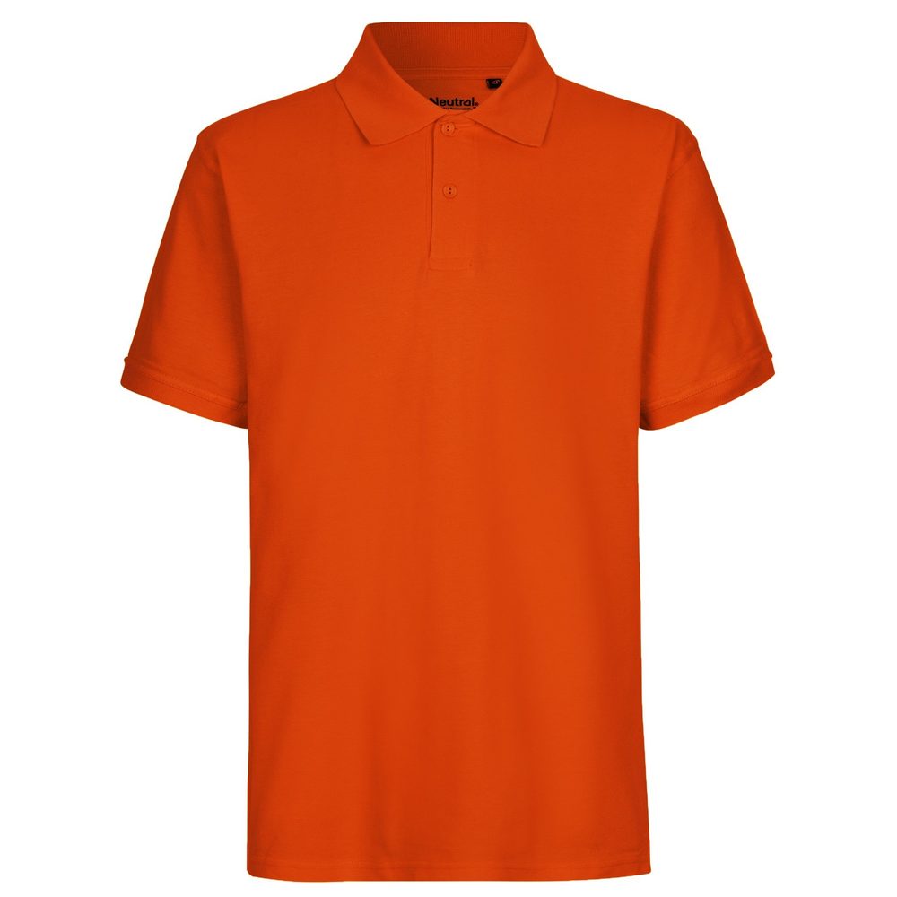 Neutral Pánská polokošile Classic z organické Fairtrade bavlny - Oranžová | XXXL