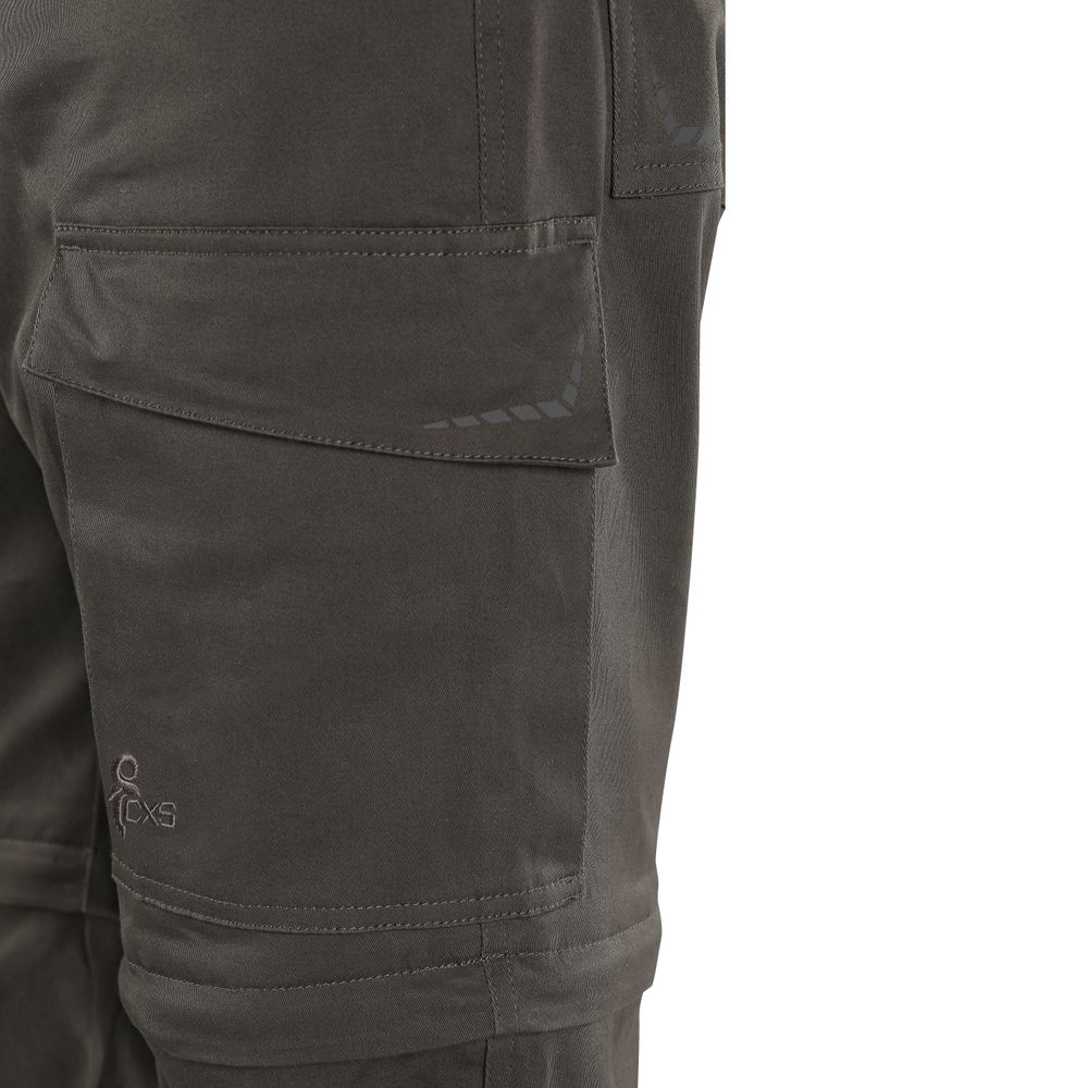 Canis (CXS) Pánske nohavice s odopínateľnými nohavicami VENATOR - Čierna | 54