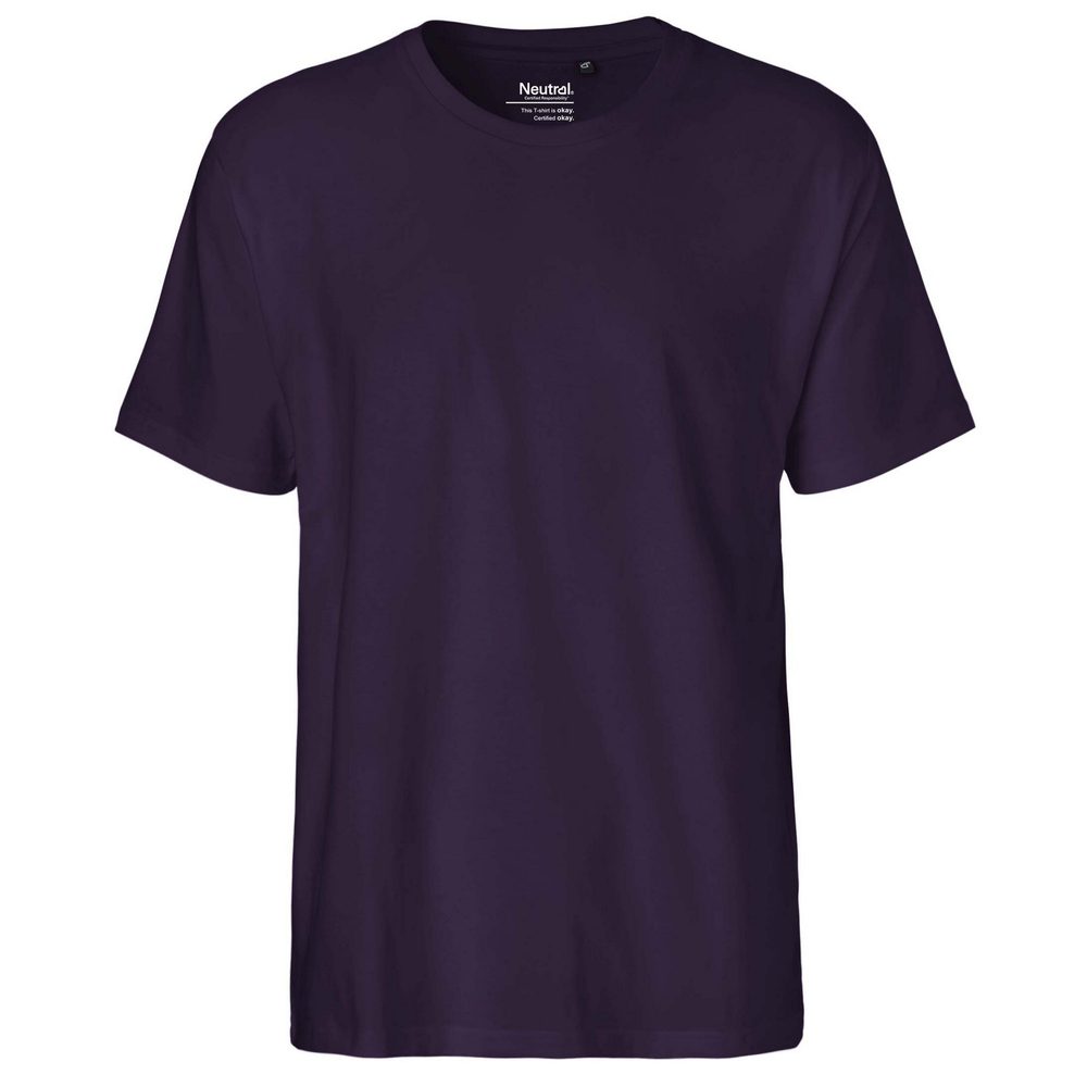 Neutral Pánske tričko Classic z organickej Fairtrade bavlny - Fialová | XL