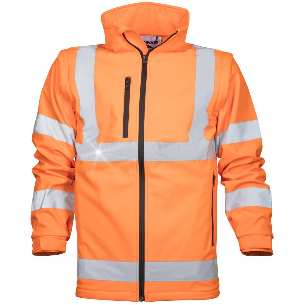 Ardon Reflexná softshellová bunda - Oranžová | S