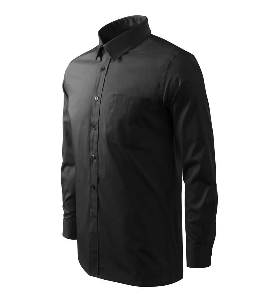 MALFINI Pánská košile Style Long Sleeve - Černá | XL